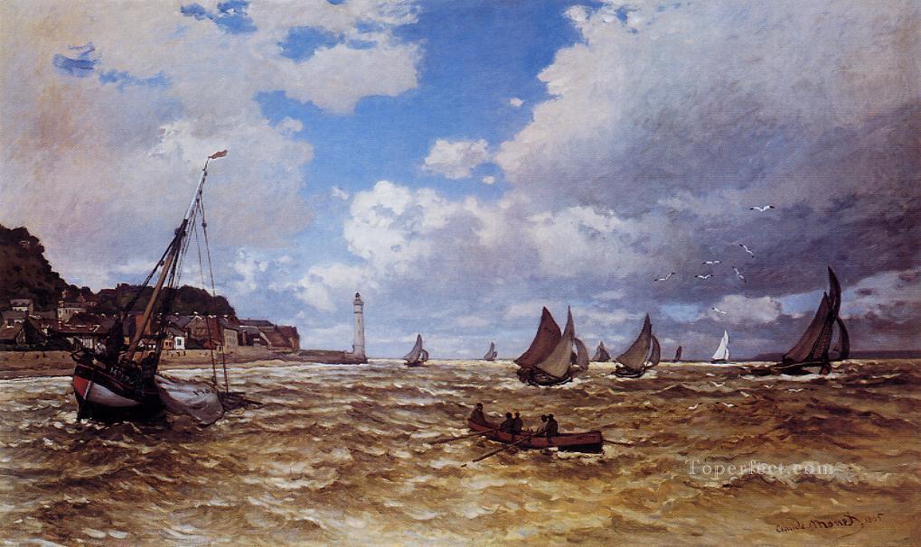 Mouth of the Seine at Honfleur Claude Monet Oil Paintings